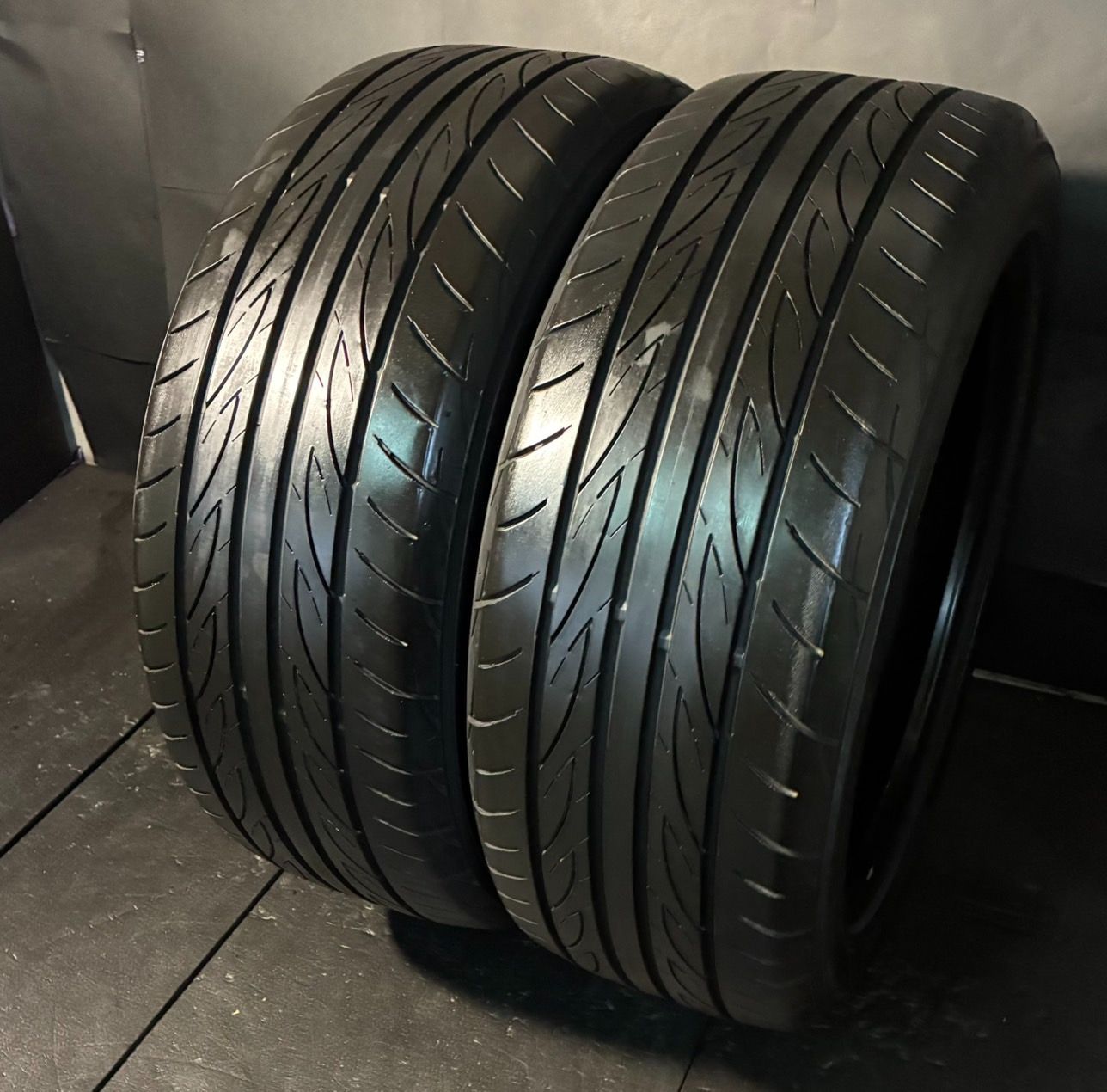 製 約7分山 ヨコハマ YOKOHAMA アドバン ADVAN FLEVA 225 50R18 2本 h_346