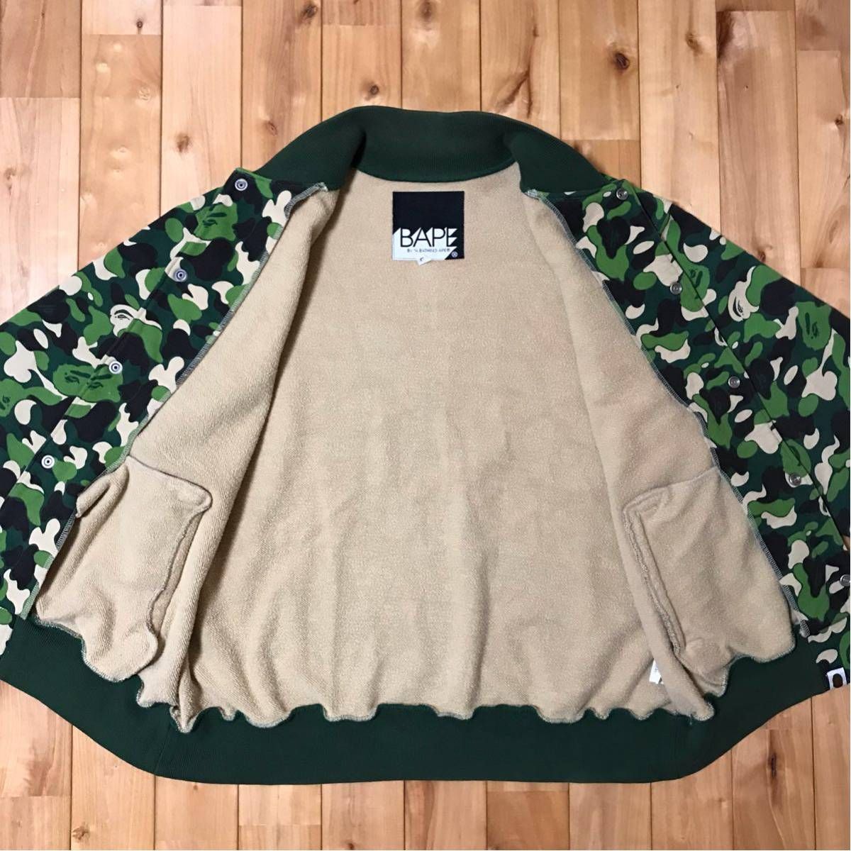 BAPE スウェット スタジャン ABC camo ベイプ ape エイプ 迷彩 - メルカリ