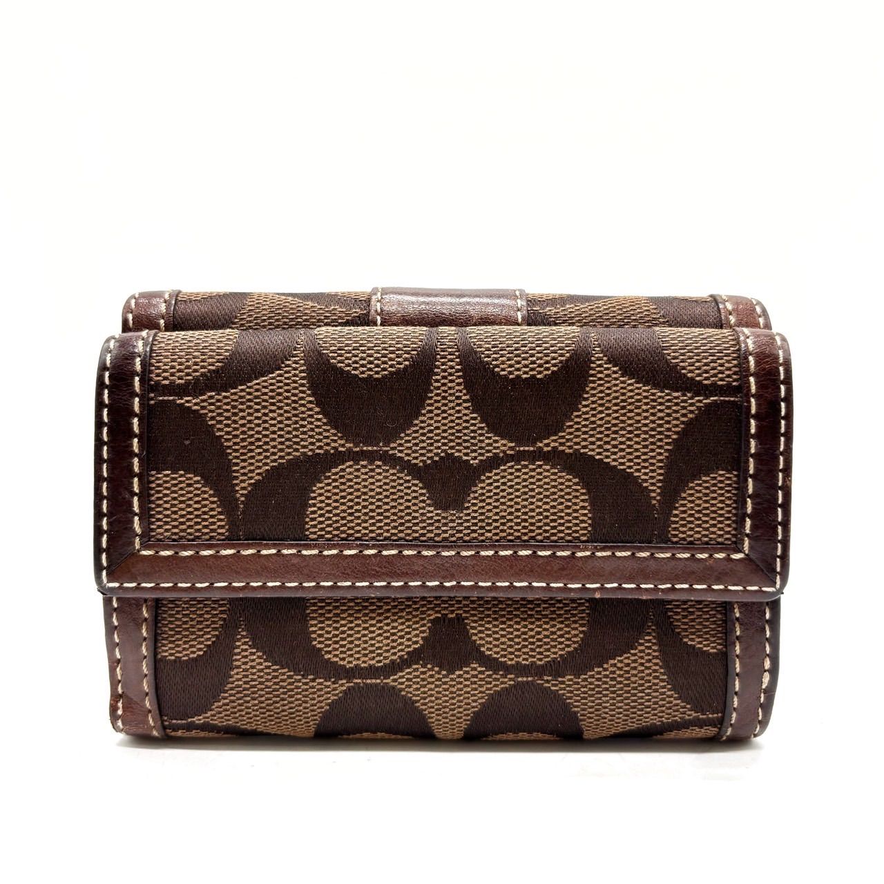 新品未使用コーチ二つ折り財布ねこ柄ブラウンレディースメンズ送料無料即日発送 COACH（コーチ） 財布 新品 新作 二つ折り財布 シグネチャー キャット