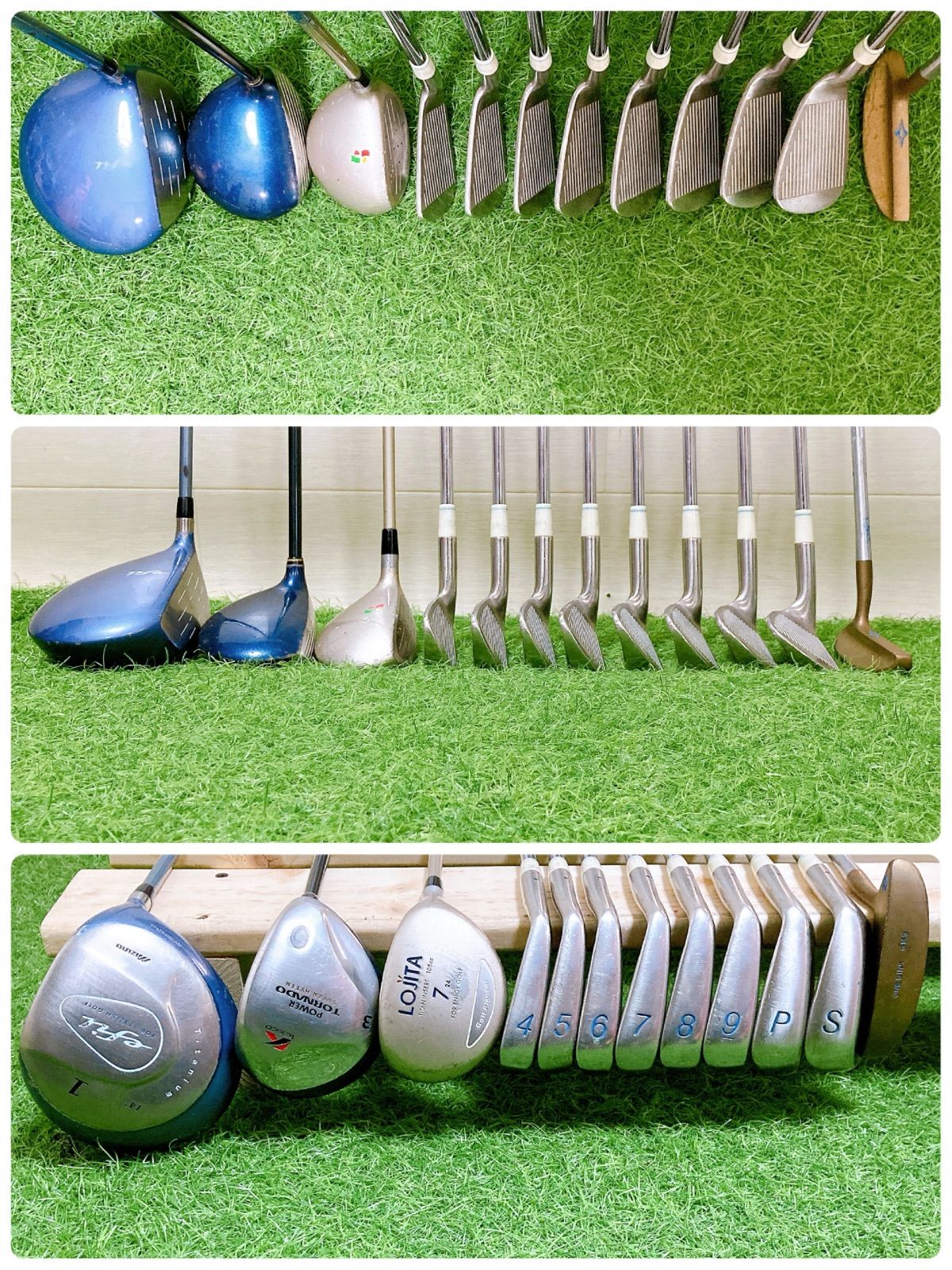 X924 ミズノ 他 レディース ゴルフ クラブ ハーフセット マンシング