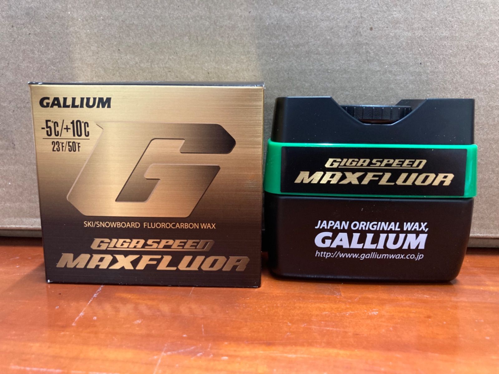 スキー GALLIUM MAXFLUOR GALLIUM GIGA SPEED MAXFLUOR -5℃/+10℃ ガリウム ワックス