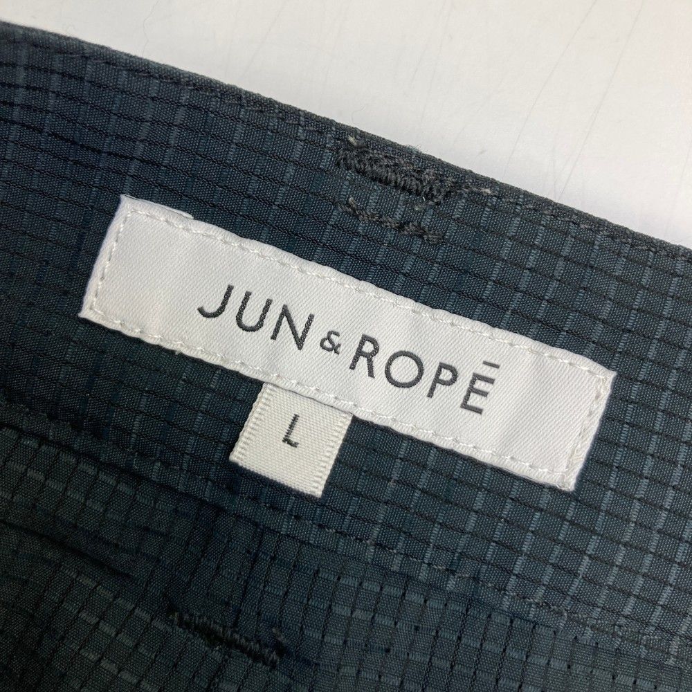 サイズ：L JUN&amp;ROPE ジュン アンド ロペ  インナー付きスカート メッシュ  ブラック系 [240101447678] ゴルフウェア レディース ストスト サイズ：L JUN&ROPE ジュン アンド ロペ インナー付きスカート