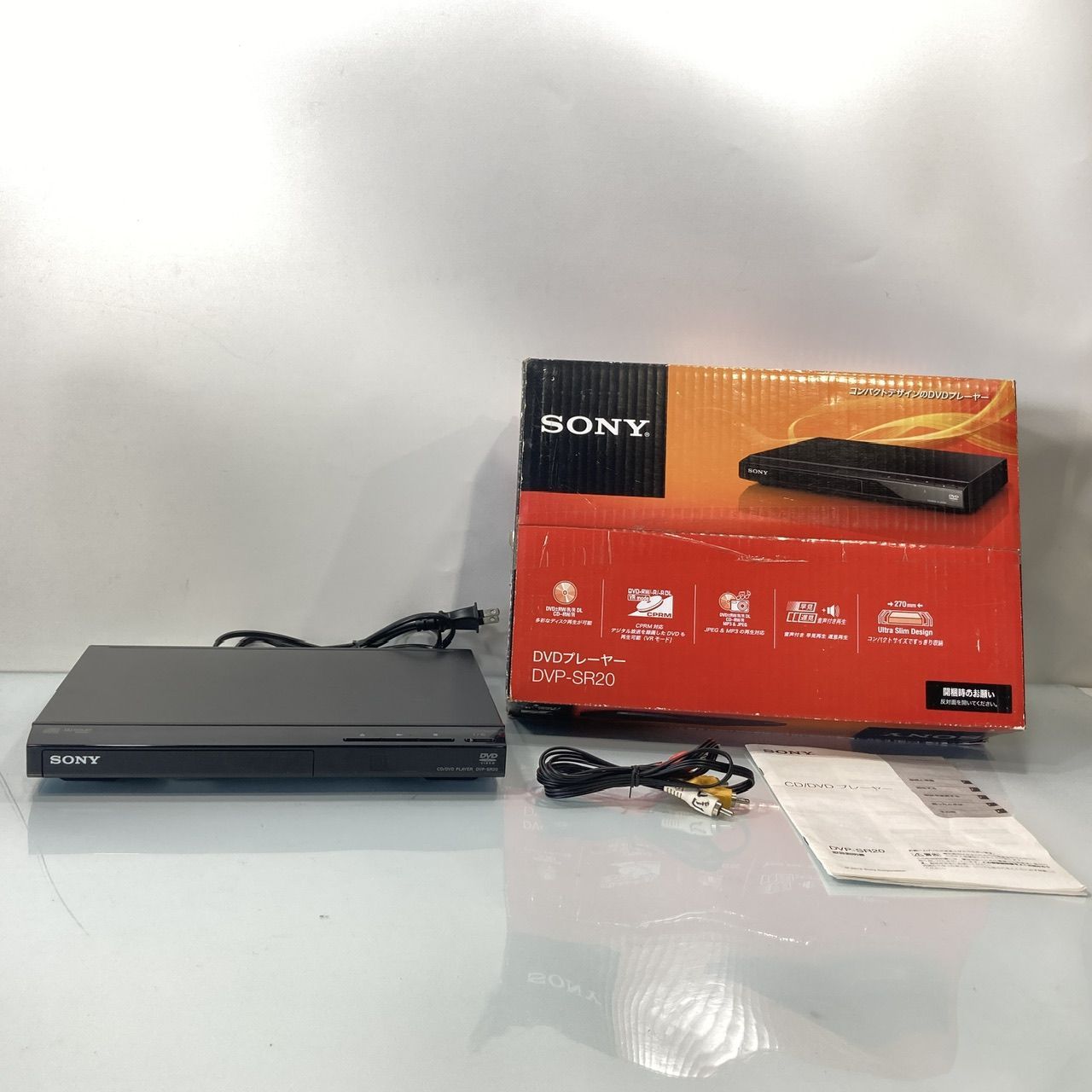 SONY ソニー DVDプレーヤー DVP-SR20 (管理番号：OKU9294/J4-80