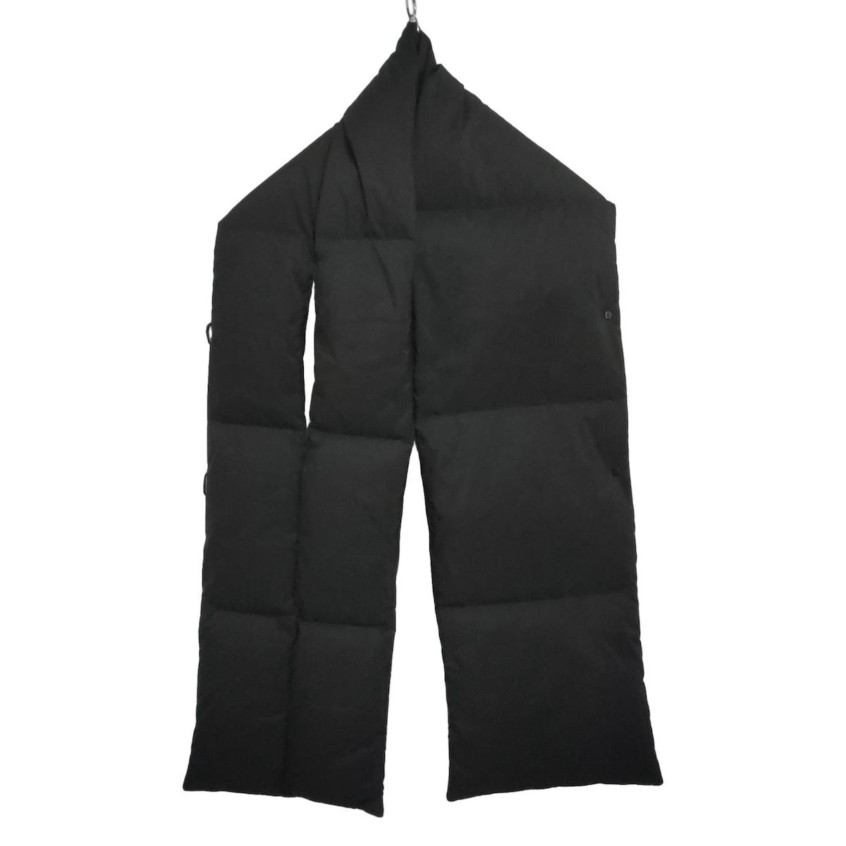 nagonstans ナゴンスタンス マフラー - 黒 ダウン フェザー