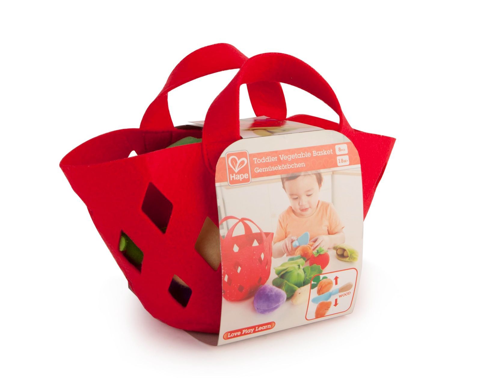 【新着商品】E3167 やわらかお野菜バスケット Hape(ハペ)