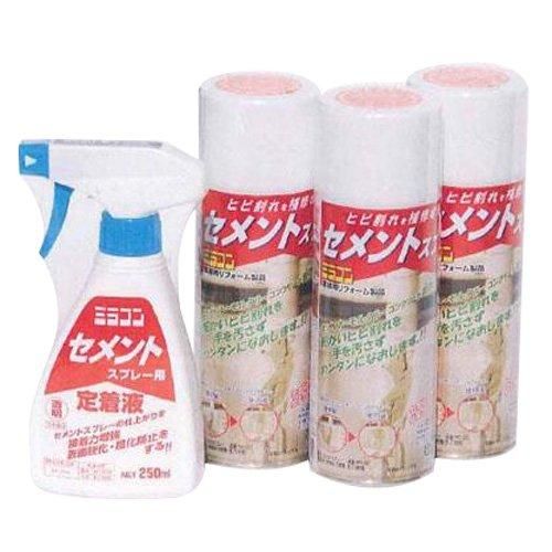 日本ミラコン産業 セメントスプレー230ml 3本組セット 1711al