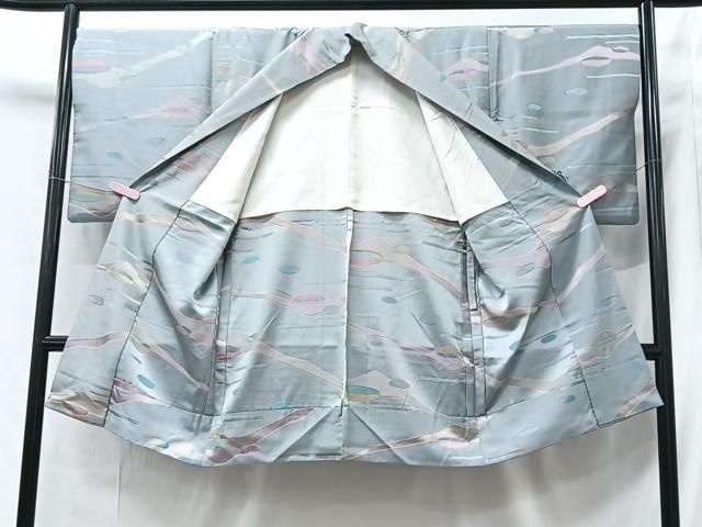 平和屋着物＃道中着 総絞り 吉祥文 ロング丈 正絹 逸品 CAAT5768id