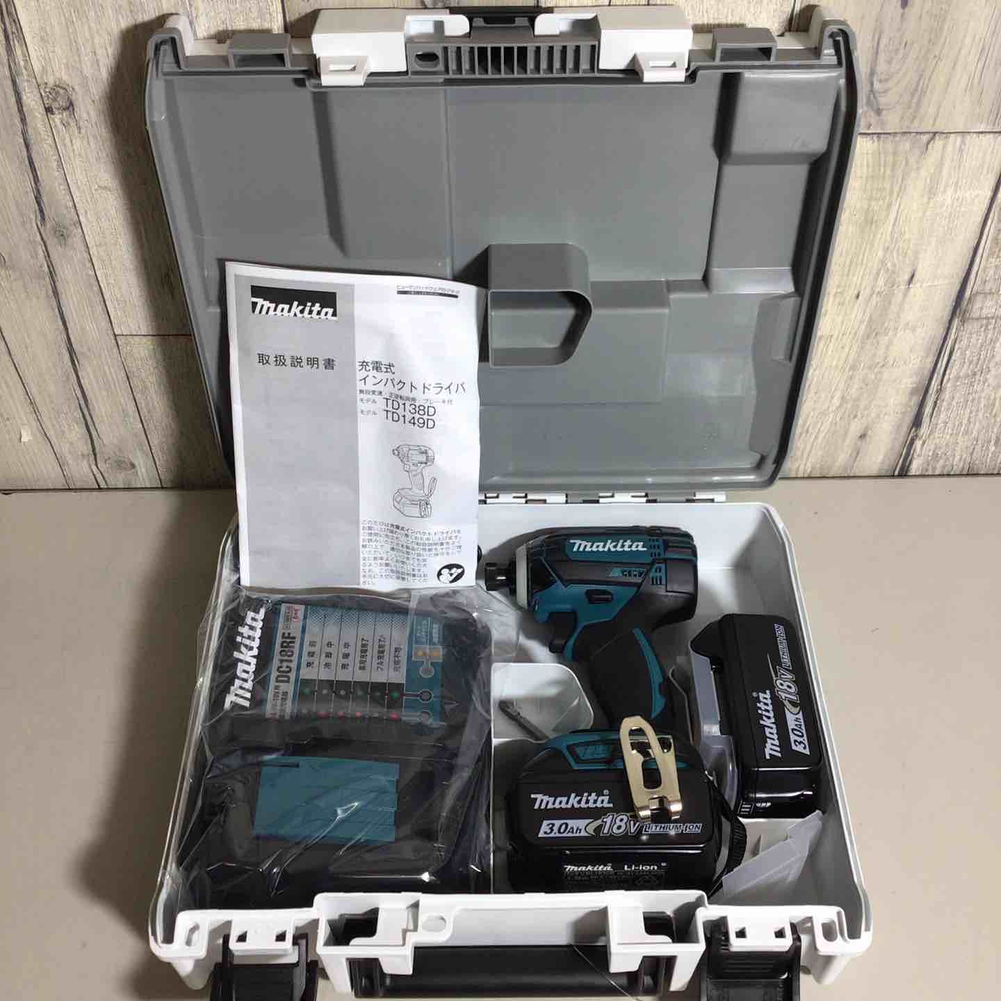 マキタ makita コードレス インパクトドライバー TD149DRFX フルセット インパクト 純正 純正品 充電式 戸田店