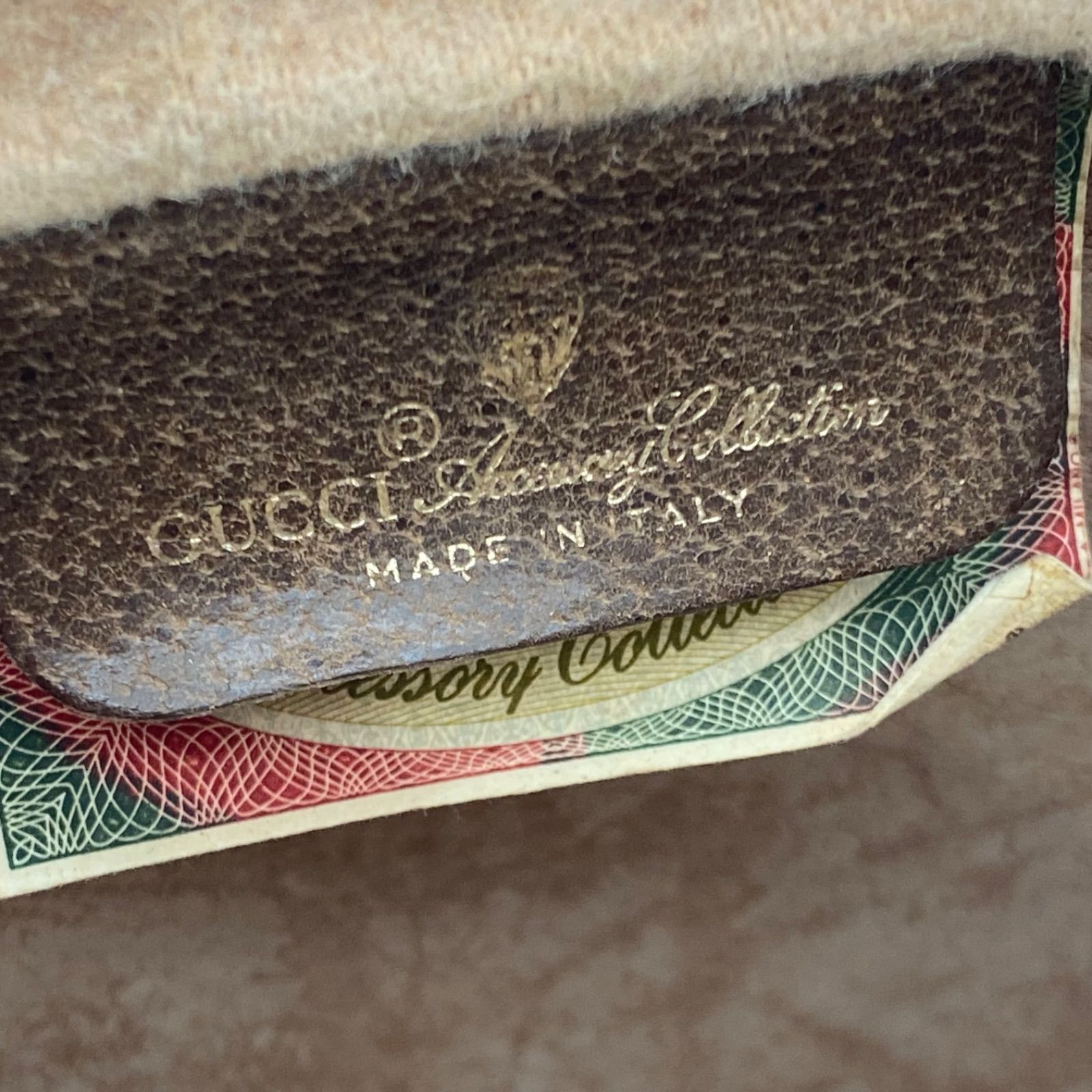 ○グッチ GUCCI オールドグッチ シェリーライン クラッチバッグ