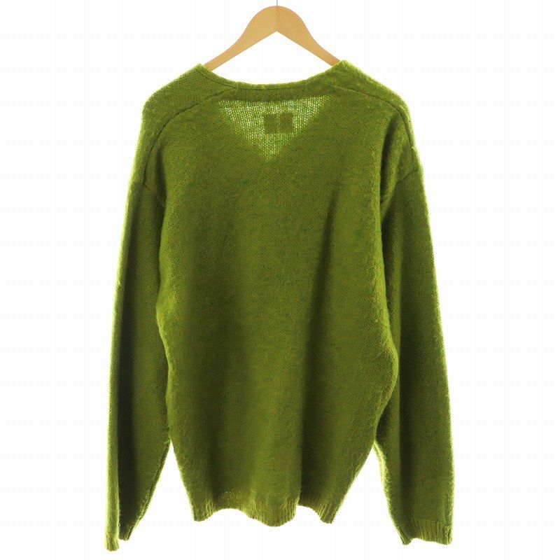 タウンクラフト TOWNCRAFT SHAGGY COLOR CARDIGAN カーディガン L 緑