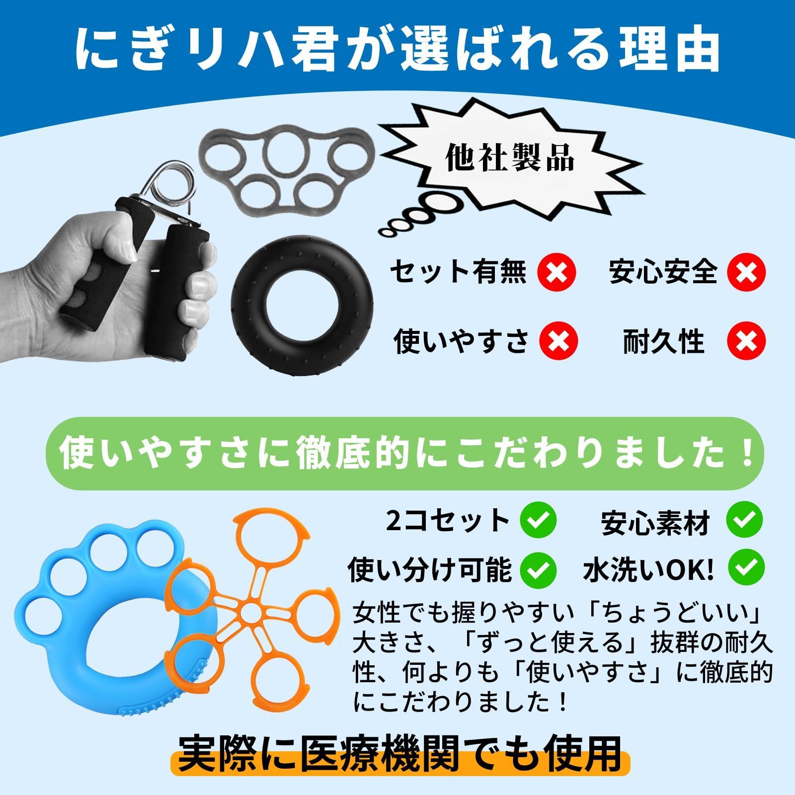 最終値下げ!握力 トレーニング ハンドグリップ 指 リハビリ高齢者ボケ防止 新品 リハビリ 握力 トレーニング ハンドグリップ 指 筋トレ