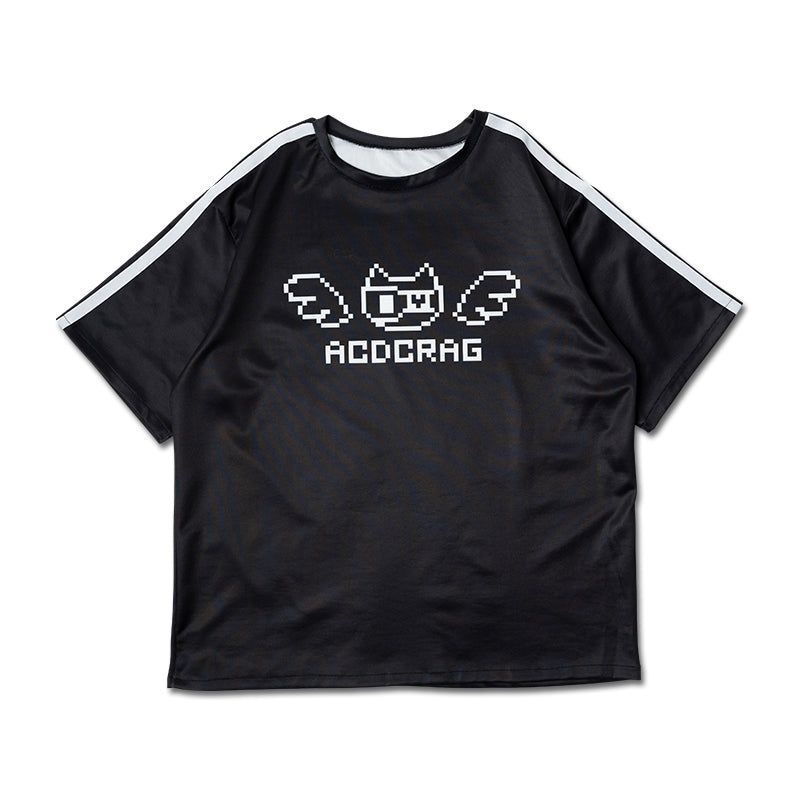 ACDC RAG】 ドットネコ T BK ブラック 原宿系 サブカル ねこ