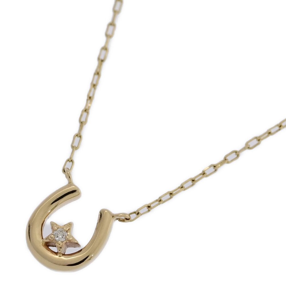Vendome Aoyama◎K10ダイヤモンド ホースシューネックレス K10 ダイヤモンド ホースシューネックレス（ネックレス