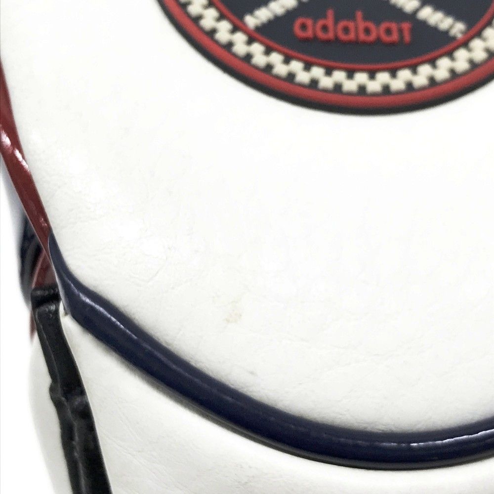 ADABAT アダバット  ヘッドカバー 4点セット  ホワイト系 DR、FW×2、UT [240101490013] ゴルフウェア ストスト ADABAT アダバット ヘッドカバー 4点セット ホワイト系 DR、FW×2