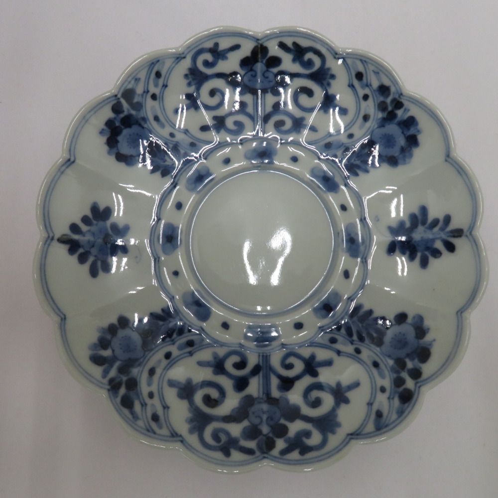 九谷焼 食器 九谷焼 長左窯 青華吉祥文 碗皿 珈琲揃 金彩 コーヒー