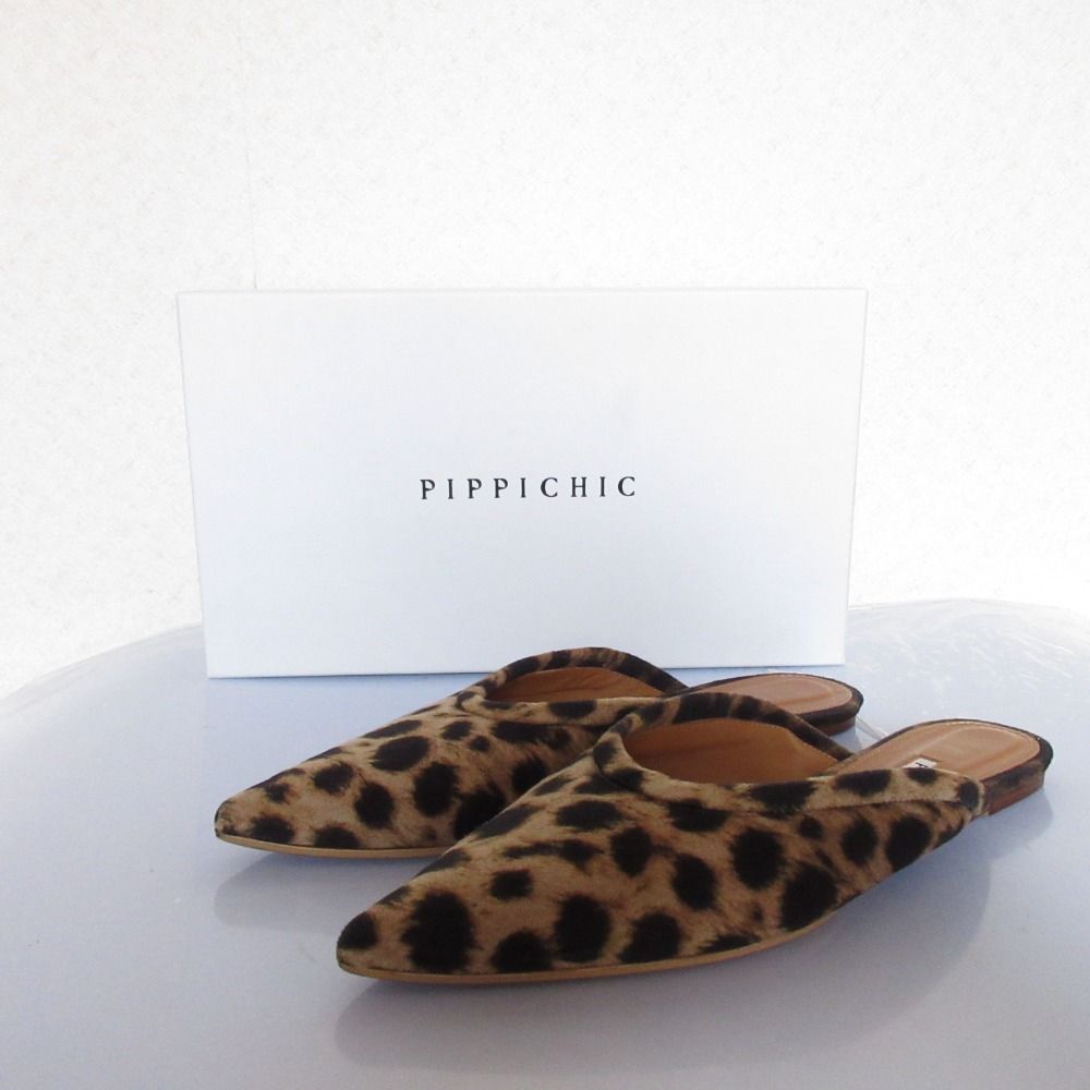 美品ミューズドゥーズィーエムクラス PIPPICHIC Leopard ミュール PIPPICHIC/ピッピシック】LEOPARD バレエシューズ（バレエ