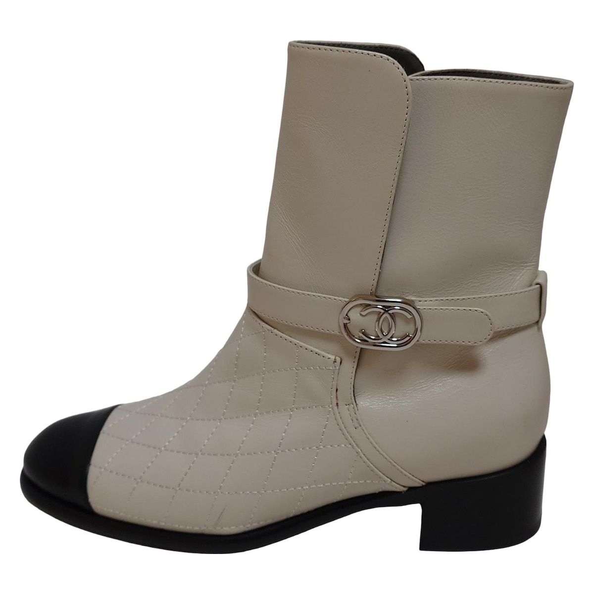 CHANEL(シャネル) ショートブーツ 37 1/2 C レディース - G32231
