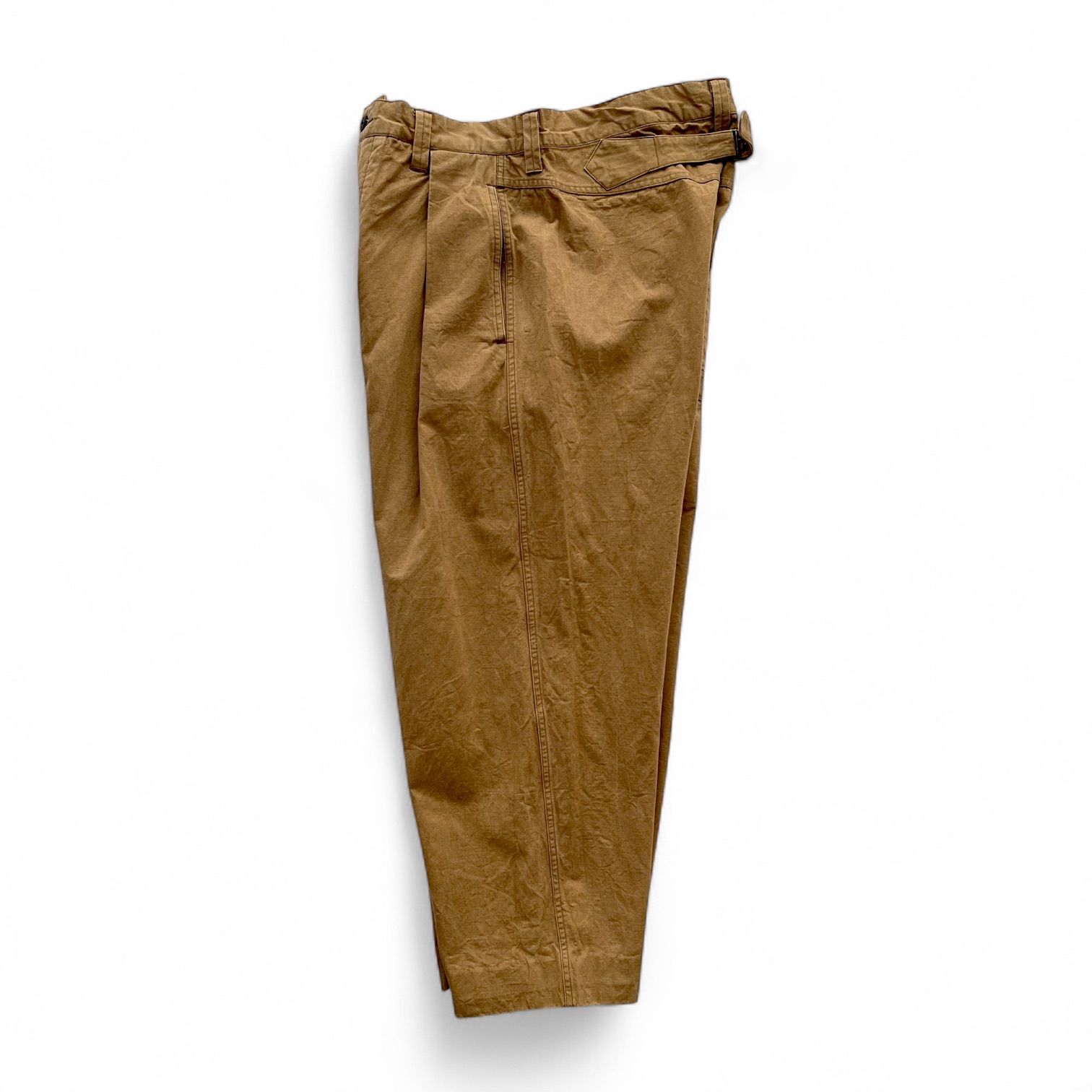 KAVAL カヴァル one tuck backle pants ワンタックバックル