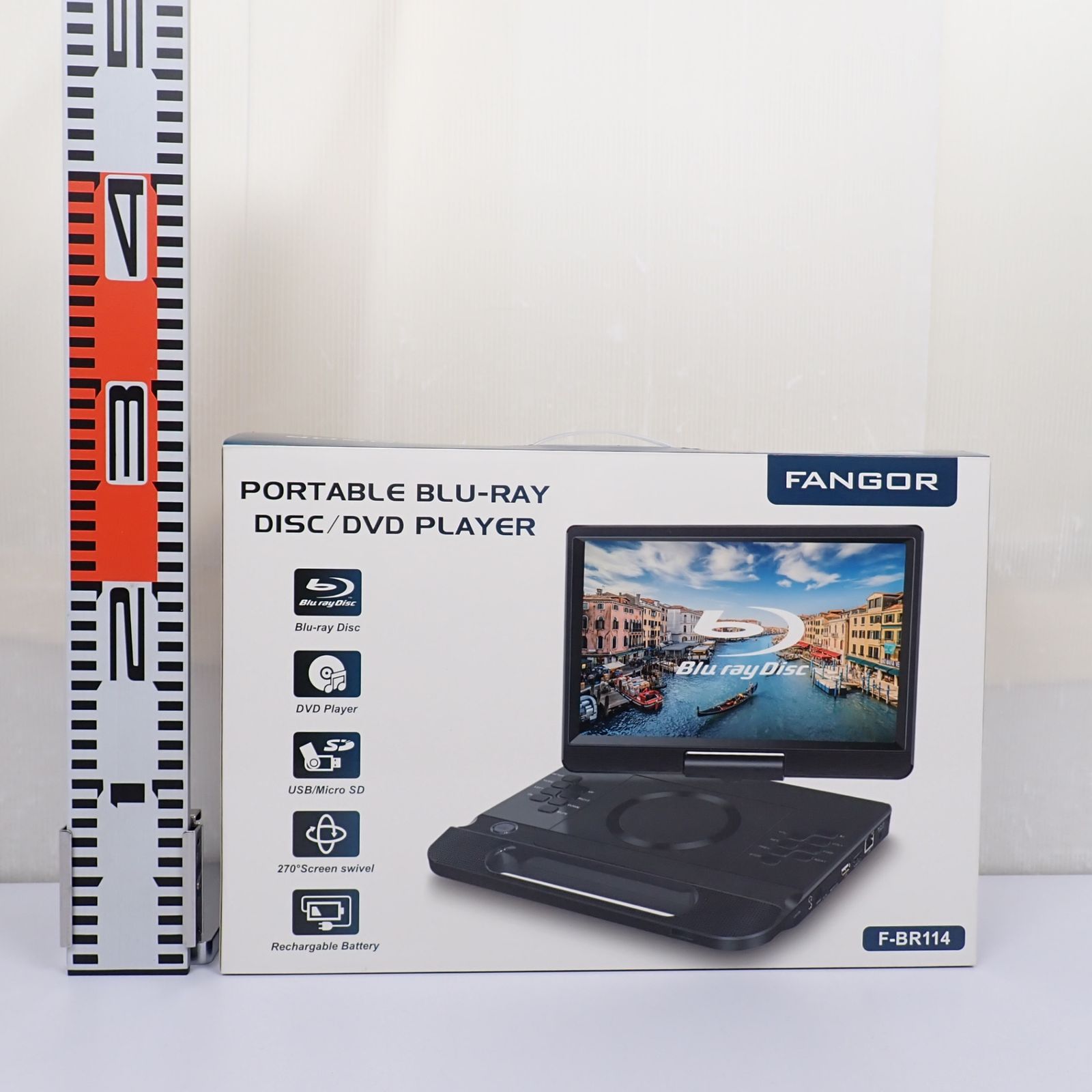 FANGOR ポータブルブルーレイプレーヤー　F-BR114 Fangor F-BR114 13.3