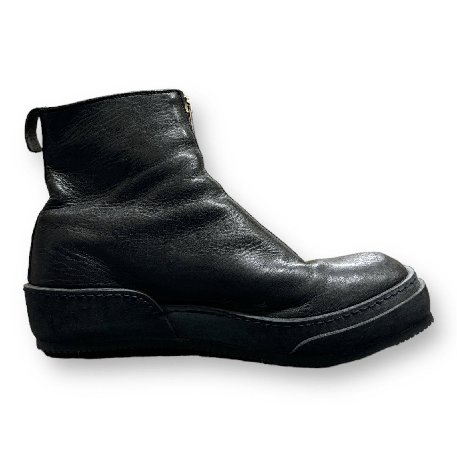 GUIDI SOFT HORSE FULL GRAIN LINED FRONT ZIP BOOTS SNEAKER