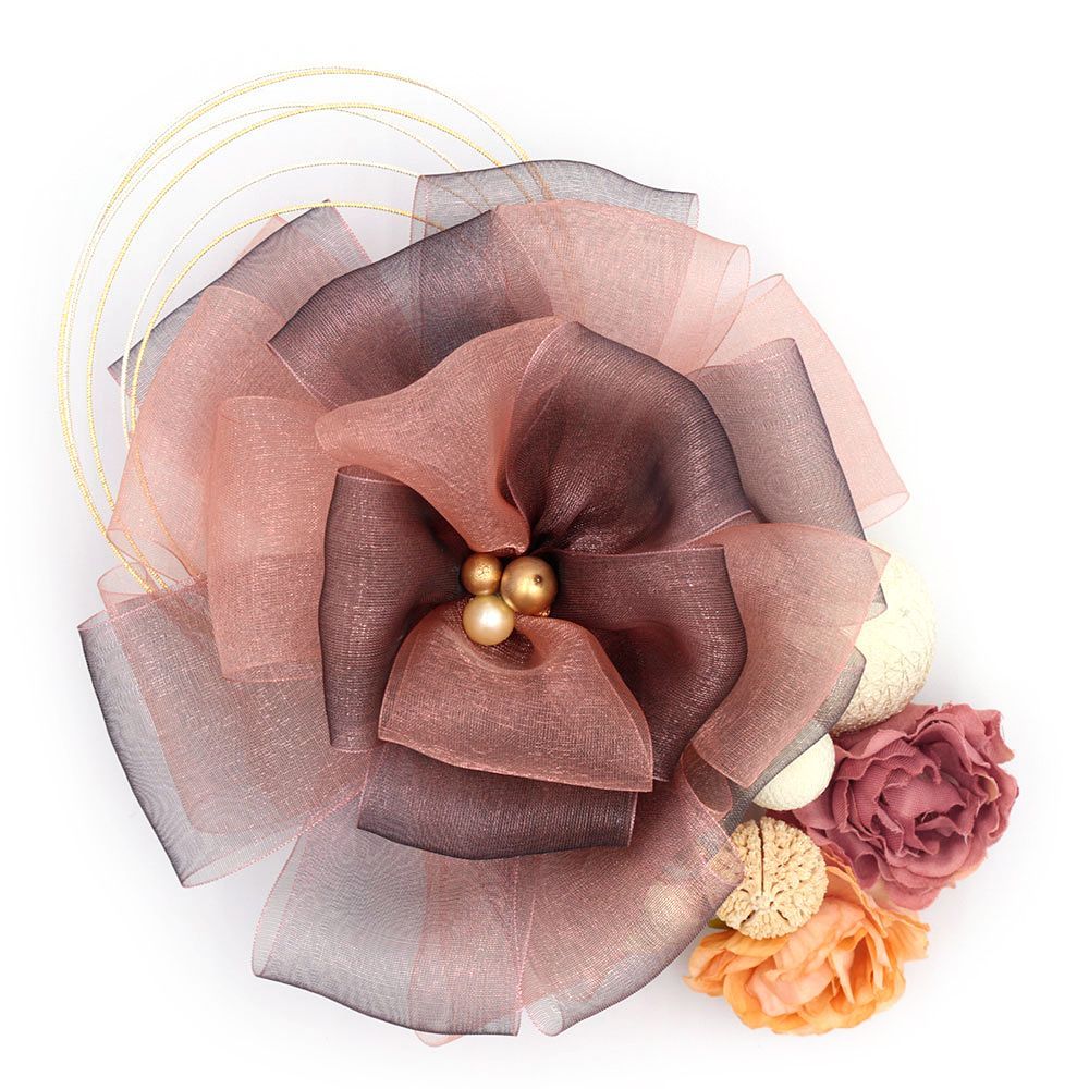 ꫛꫀꪝ【ミンクファー付きベルベット③】ベビーヘアクリップ キッズ