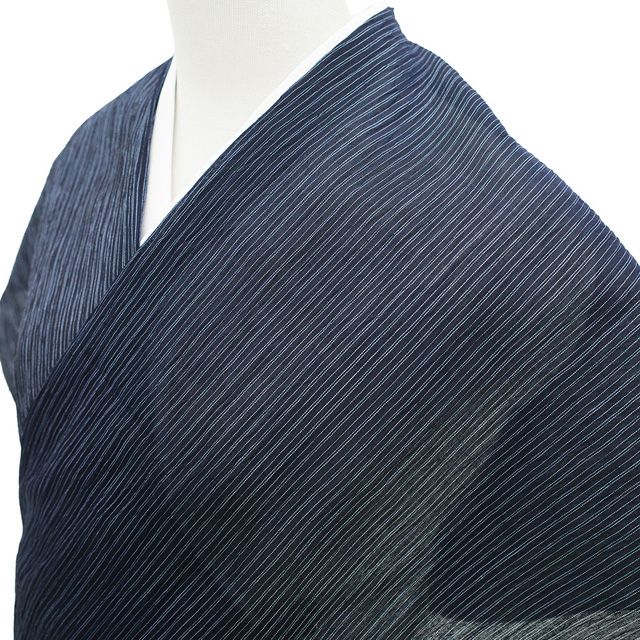 ぴの 新品未使用 夏着物 小千谷ちぢみ 日本製 48000→35500 新品】 夏物 小千谷ちぢみ 着物 着尺 反物 本場小千谷ちぢみ 本