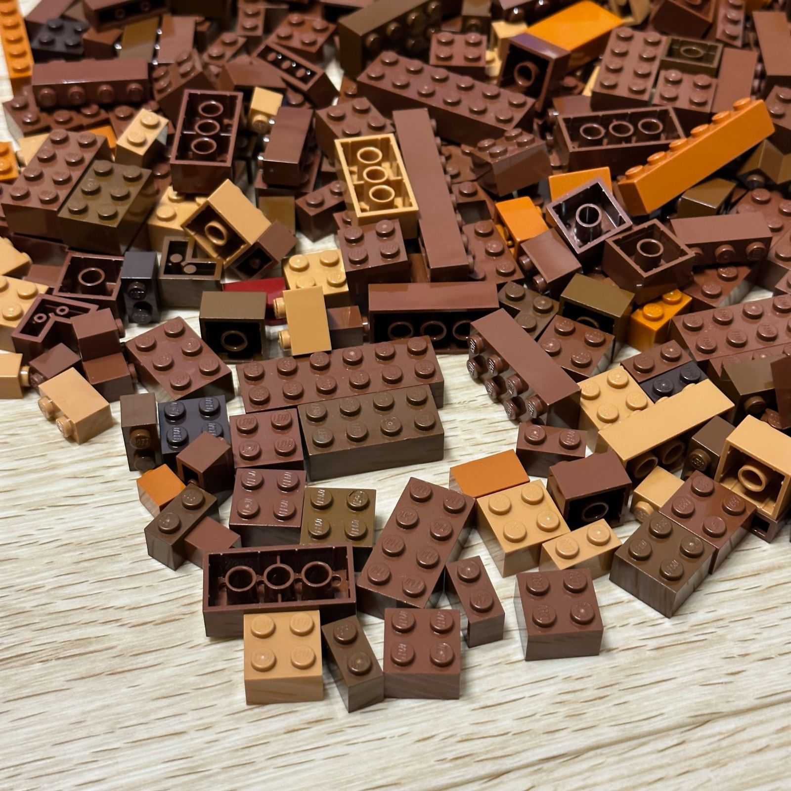 LEGO レゴ 茶色 ブラウン系 中古 パーツ ブロック各種 大量 ばら売り 