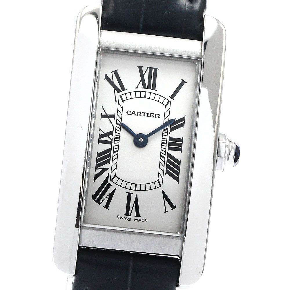 Cartier カルティエ タンク アメリカン SM レディース 時計 楽天市場】【K18WG】 カルティエ タンクアメリカン SM ダイヤ