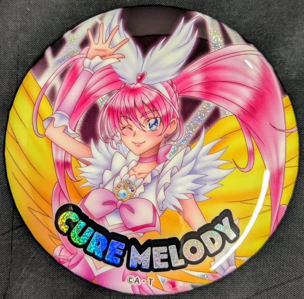 全プリキュア 20th LIVE ライブ ホログラム缶バッジ キュアサンシャイン 東映アニメーション 全プリキュア展 20th Anniversary LIVE