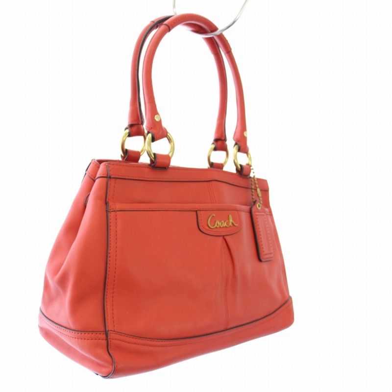 コーチ COACH ハンドバッグ トートバッグ レザー 赤 F21626 /TK