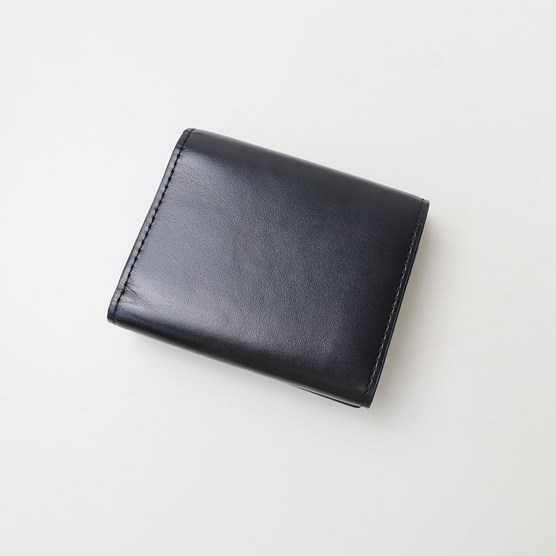 アーペーセー A.P.C. 財布ウォレットブラック スムースレザー 三