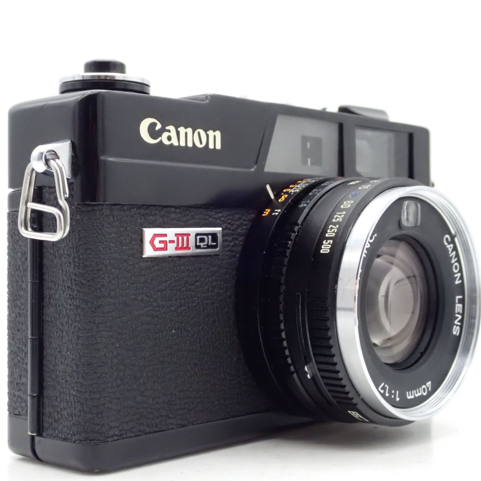 美品 Canon Canonet QL17 G-III G3 ブラックペイント 40mm f1.7