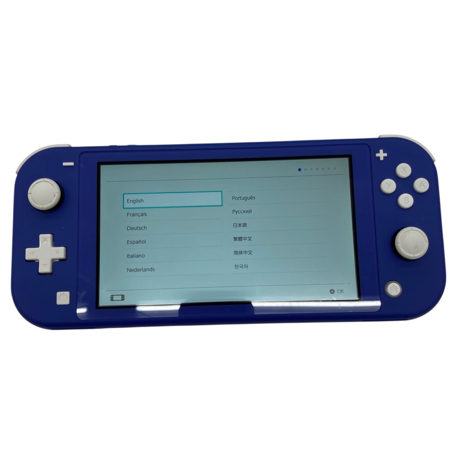 186000 動作品 任天堂 ニンテンドー スイッチ Nintendo switch ブルー HDH-001