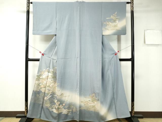 ご購入が 決まりましたお値下げ！逸品 圧倒的な気品 友禅作家訪問着 落款あり 楽天市場】【半期決算大バーゲン】老舗【染の川勝】仕・新古品