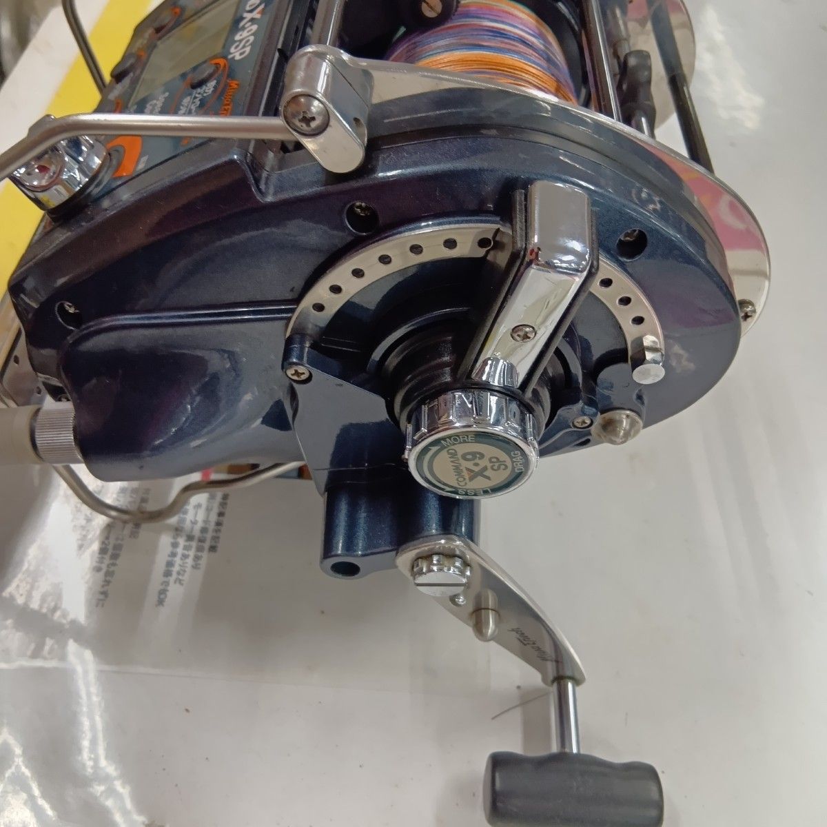  ミヤマエ X 9 SP 釣り用品 リール 電動リールCOAMMND使用感有 程度C 使用感あり 電動リール リール