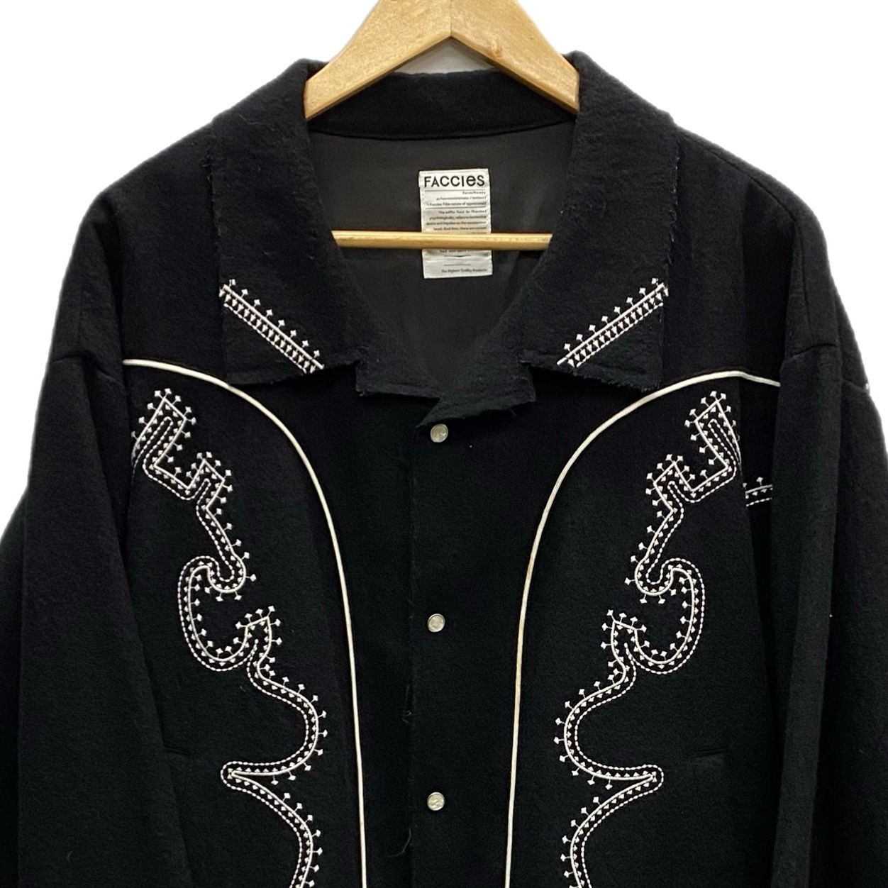 ファッチーズ FACCIES 19AW ウエスタンパイピングジャケット WESTERN 