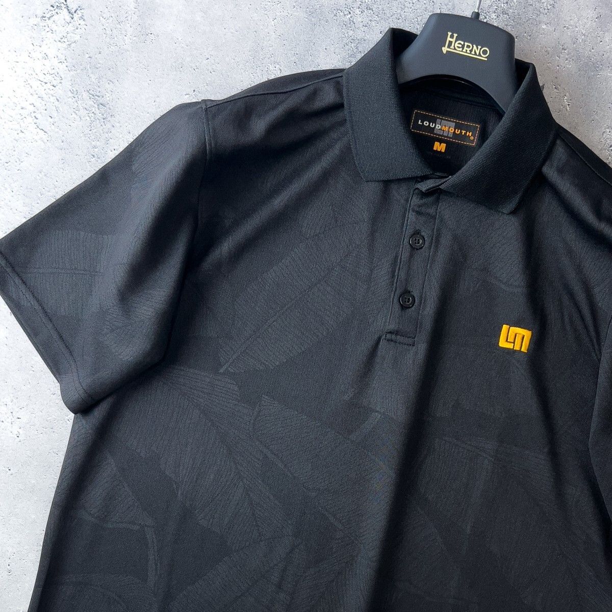 Loudmouth - coco 中古 ラウドマウス LOUDMOUTH メンズ 半袖シャツ M 黒 ブラック モックネック ストレッチ 中古 メンズ ラウドマウス LOUDMOUTH 半袖シャツ M 黒 ブラック