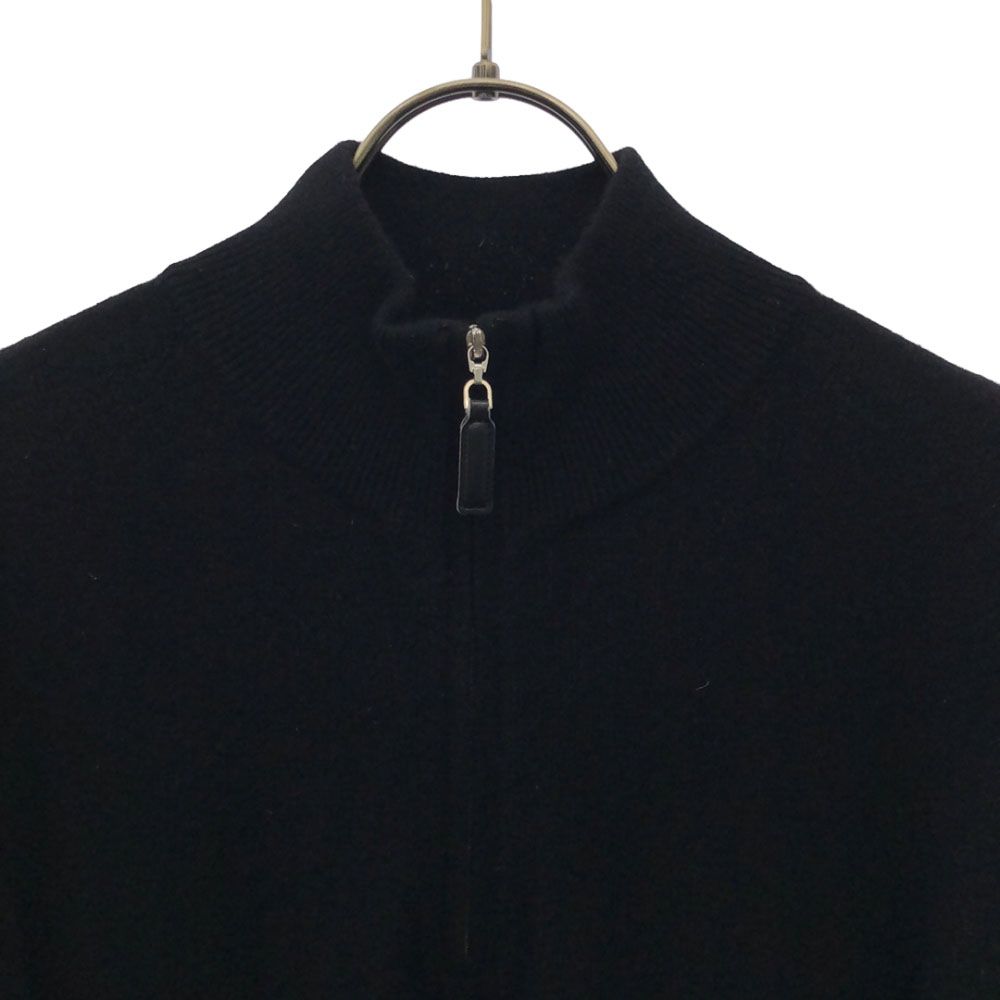 カシミヤ100パーセント　ユニクロ　M　ブラック UNIQLO ユニクロ カシミヤ100%クルーネックセーター M 黒 - メルカリ