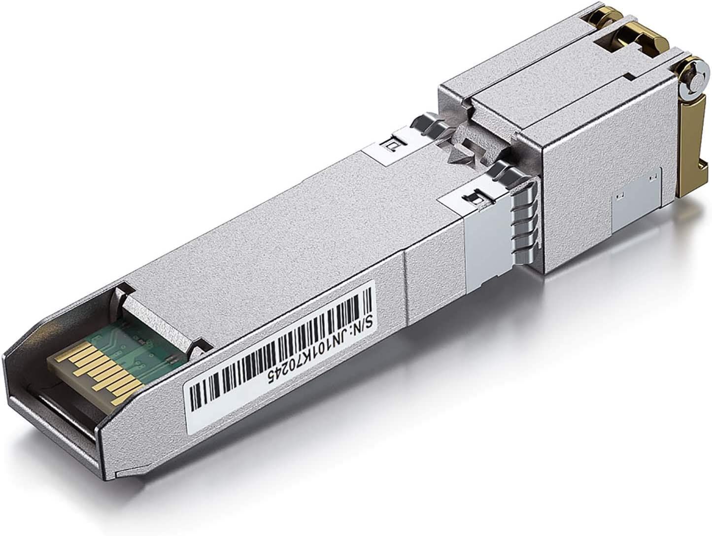 迅速発送 10Gtek 10GBase-T SFP モジュール マルチレート 1.25G|2.5G|5G|10G 10G-T 10Gカッパー RJ-45 SFP CAT.6a 最大30m 光トランシーバ Cisco SFP-10G-T-S