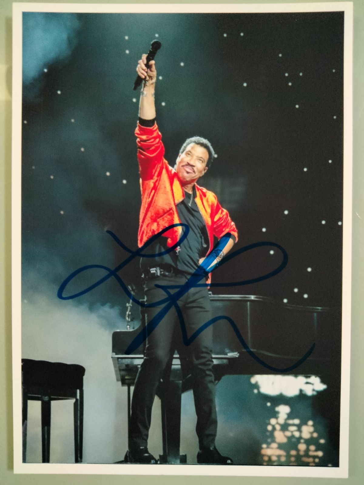 ライオネル・リッチー直筆サイン入り2Lサイズ写真…Lionel Richie ライオネル・リッチー直筆サイン入り2Lサイズ写真…Lionel Richie