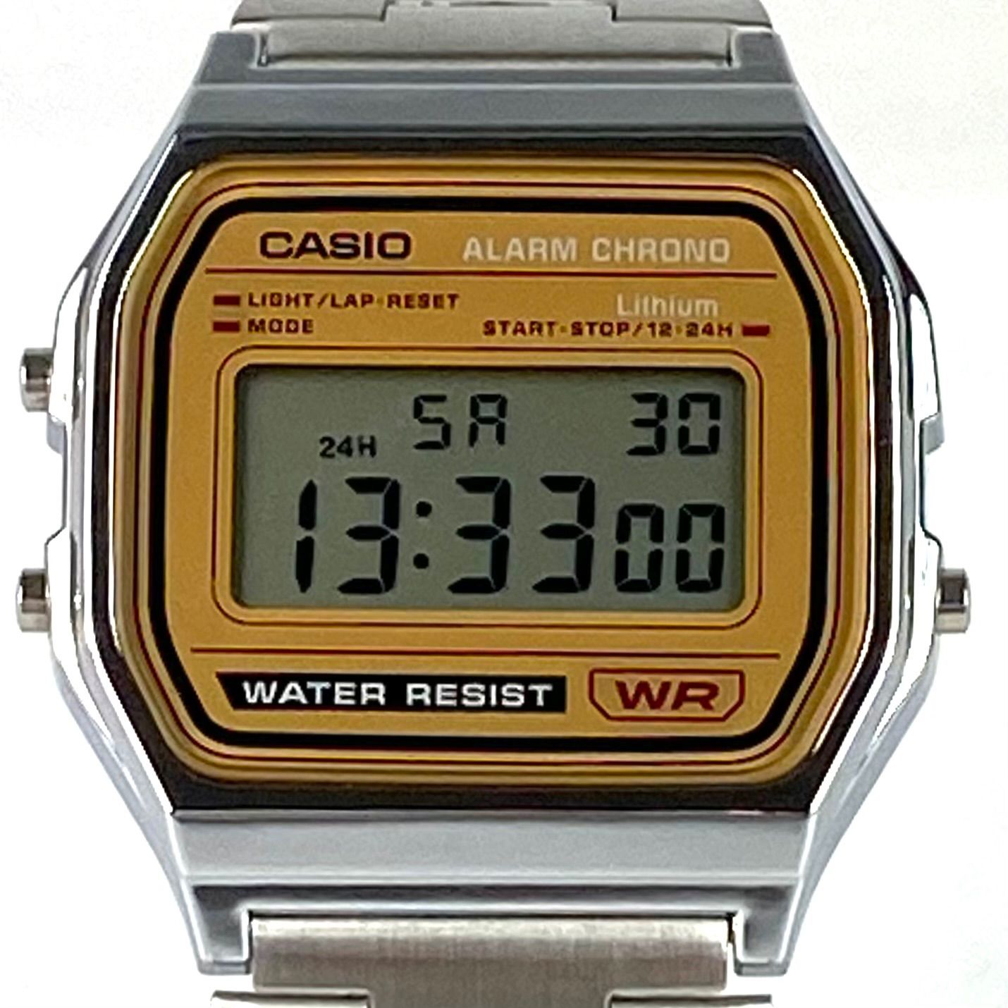 美品】カシオ CASIO A158WEA-9JH クォーツ デジタル ゴールド メンズ レディース - メルカリ