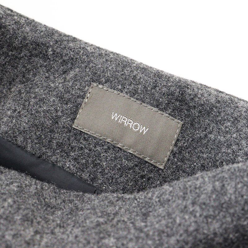 wirrow ウールタイトスカート wirrow ウールタイトスカート 予約【新色追加/マイナス3kg/レビュー高