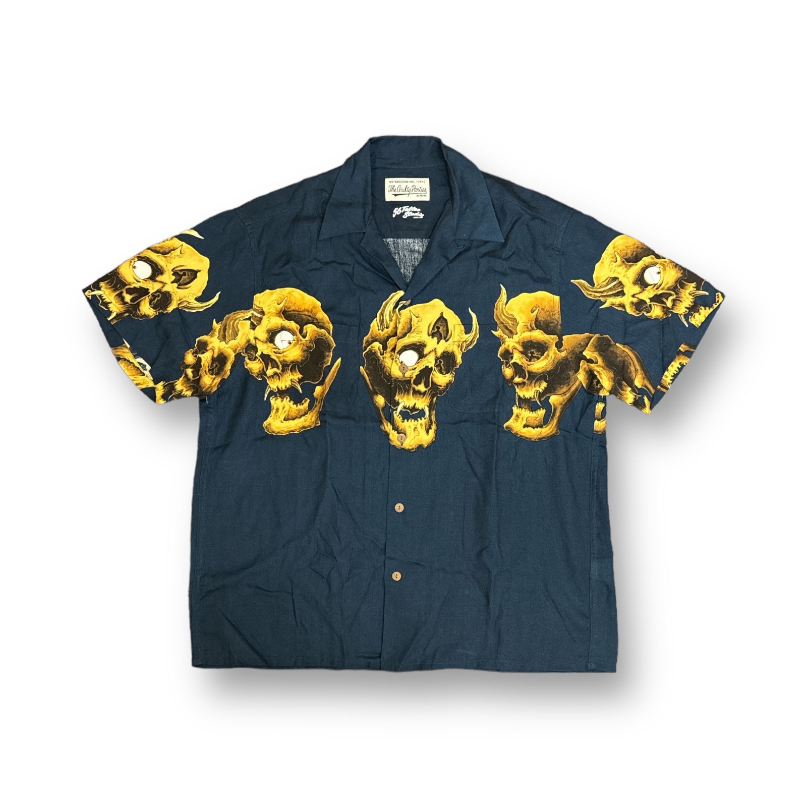 定価42900円 WACKO MARIA 21SS 56 TATTO STUDIO / S/S HAWAIIAN SHIRTS 