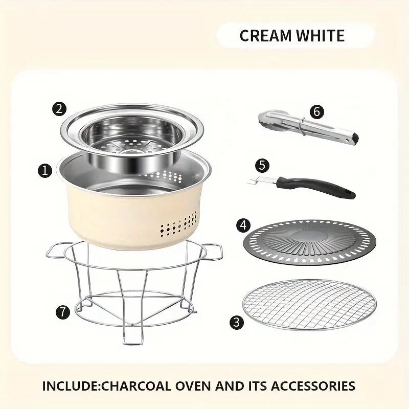 無煙ポータブルトップBBQグリル 屋外調理用品