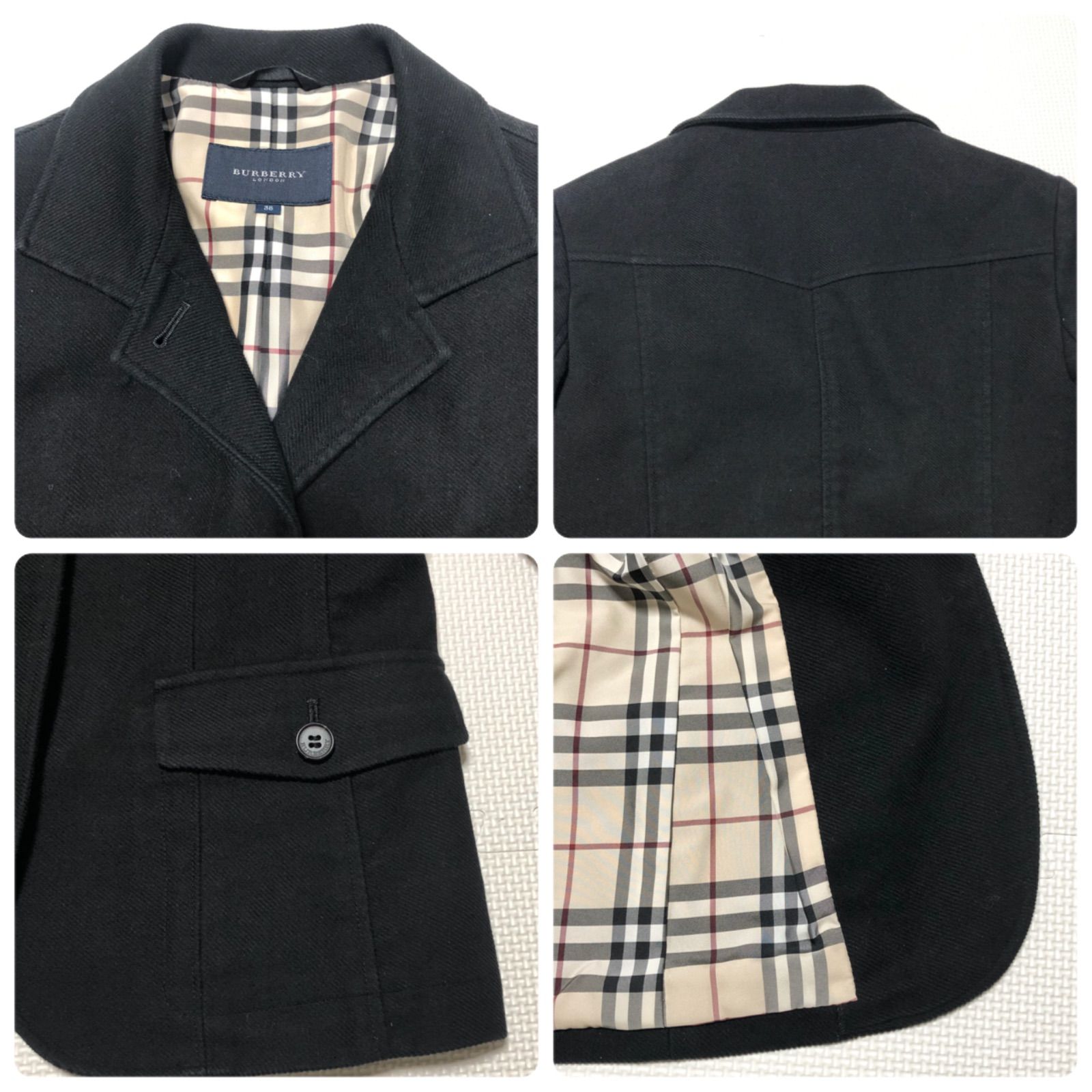 □極美品□BURBERRY LONDON バーバリーロンドン スカートスーツ