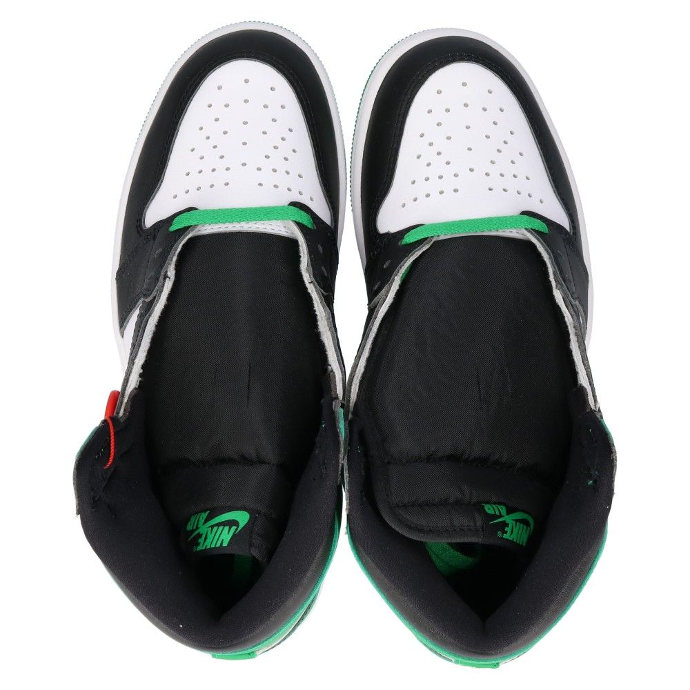 NIKE (ナイキ) AIR JORDAN 1 HI Black and Lucky Green DZ5485