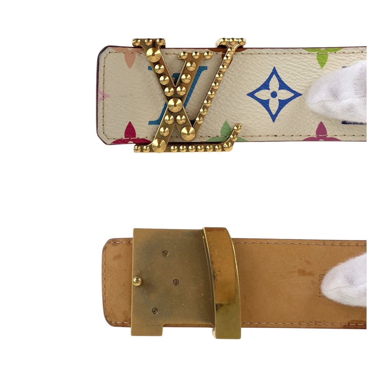 【美品】VUITTON　ベルト　サンチュール　マルチカラー　モノグラム　LVロゴ 楽天市場】ルイ ヴィトン LOUIS VUITTON ベルト モノグラム