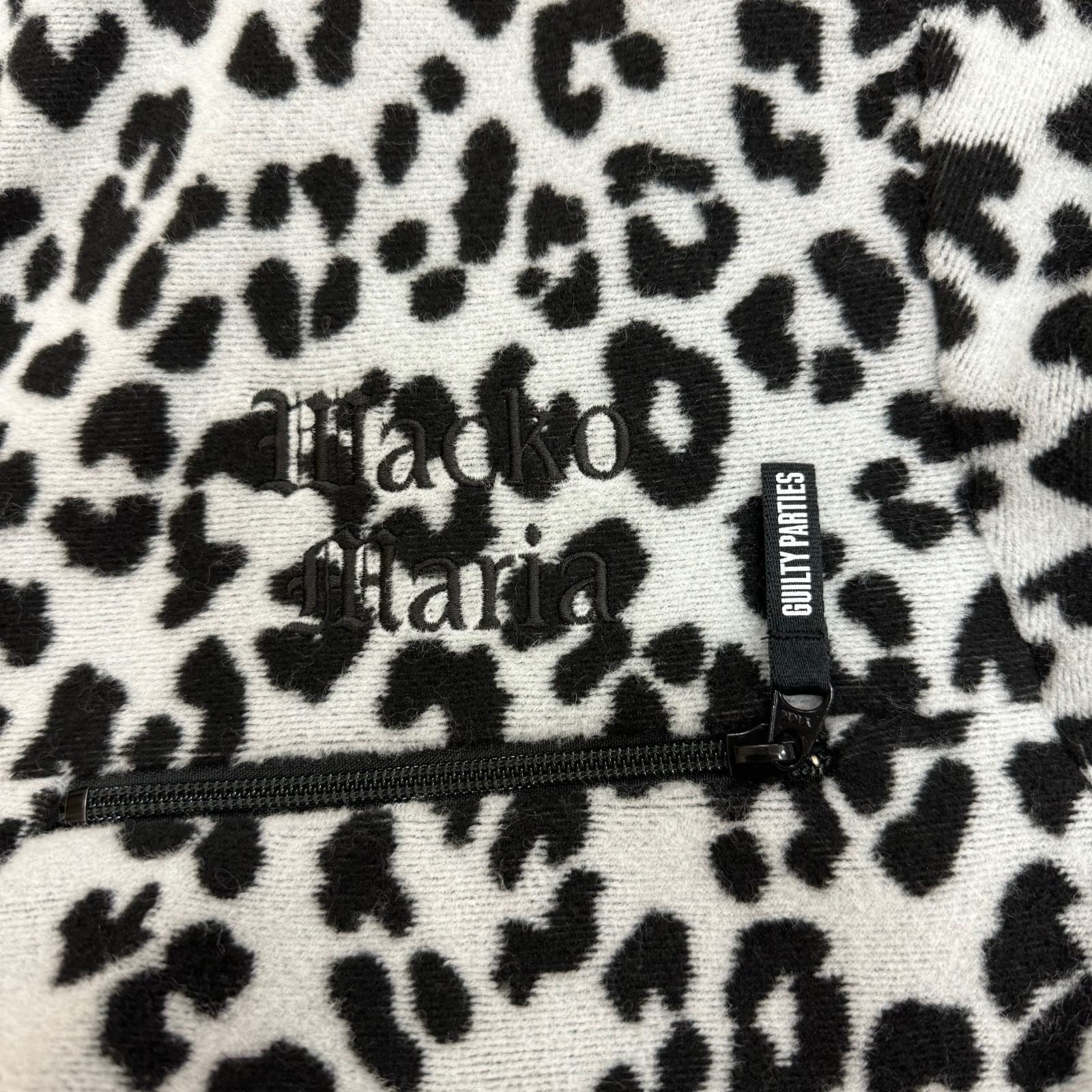 定価47300円 新品 WACKO MARIA 23SS LEOPARD BOA FLEECE JACKET 