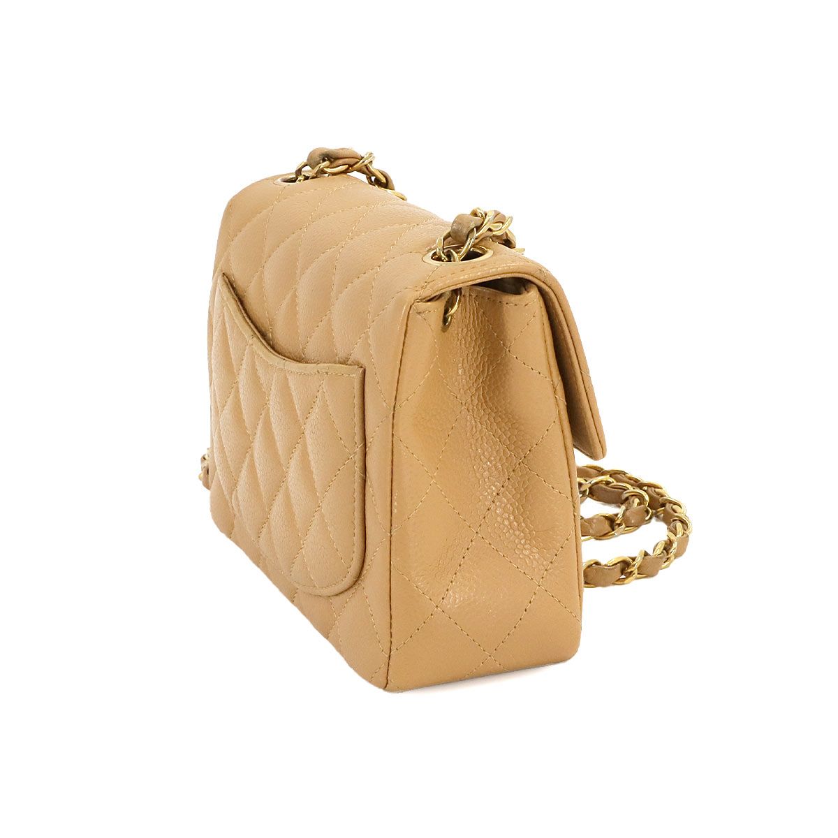 シャネル CHANEL ミニ マトラッセ チェーン ショルダー バッグ