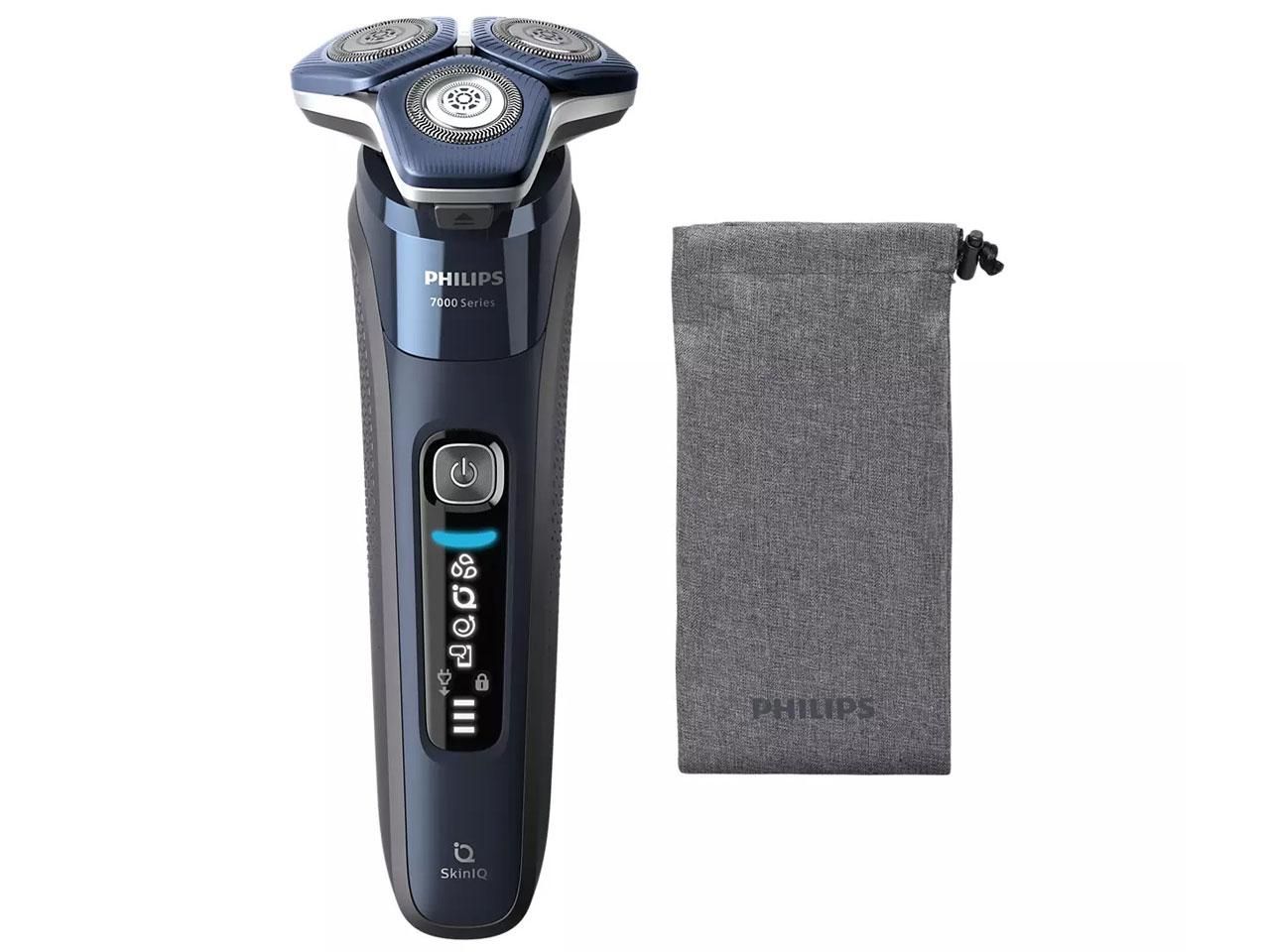 5営業日で発送 Philips PHILIPS S7885 10 ウェット＆ドライ電気シェーバー 7000シリーズ メタリックネイビー S7885 10